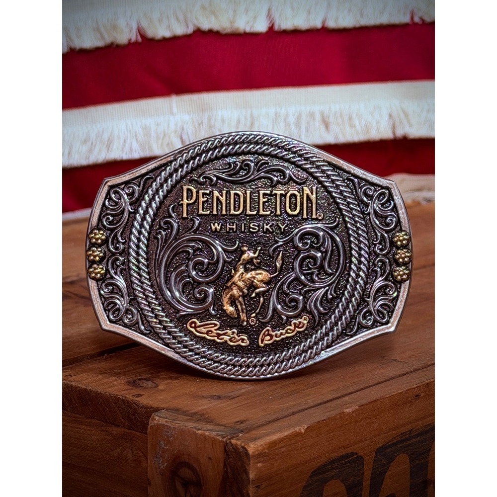 Montana Silversmiths Pendleton Whisky 2021 Limited Edition Belt Buckle Western